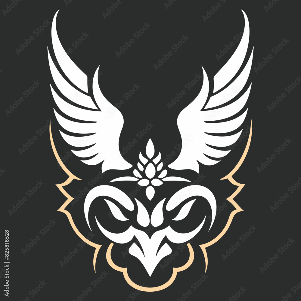 Logo design with a mythical creature
