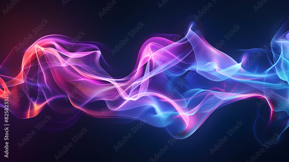 Naklejka premium abstract background with smoke