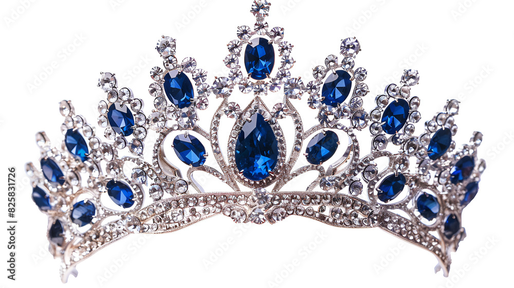 Beauty pageant winner bride accessory in wedding, generative Ai