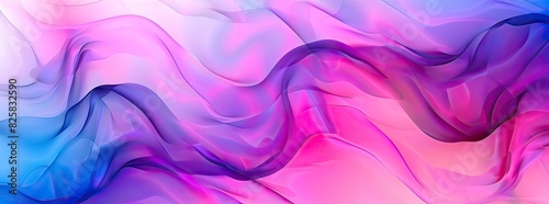 Abstract colorful wavy gradient background.