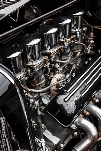 award winning photo of engine of a car