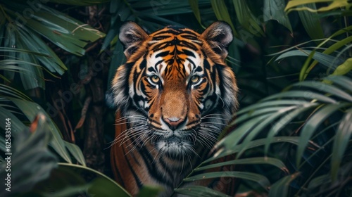 Majestic tiger in the jungle