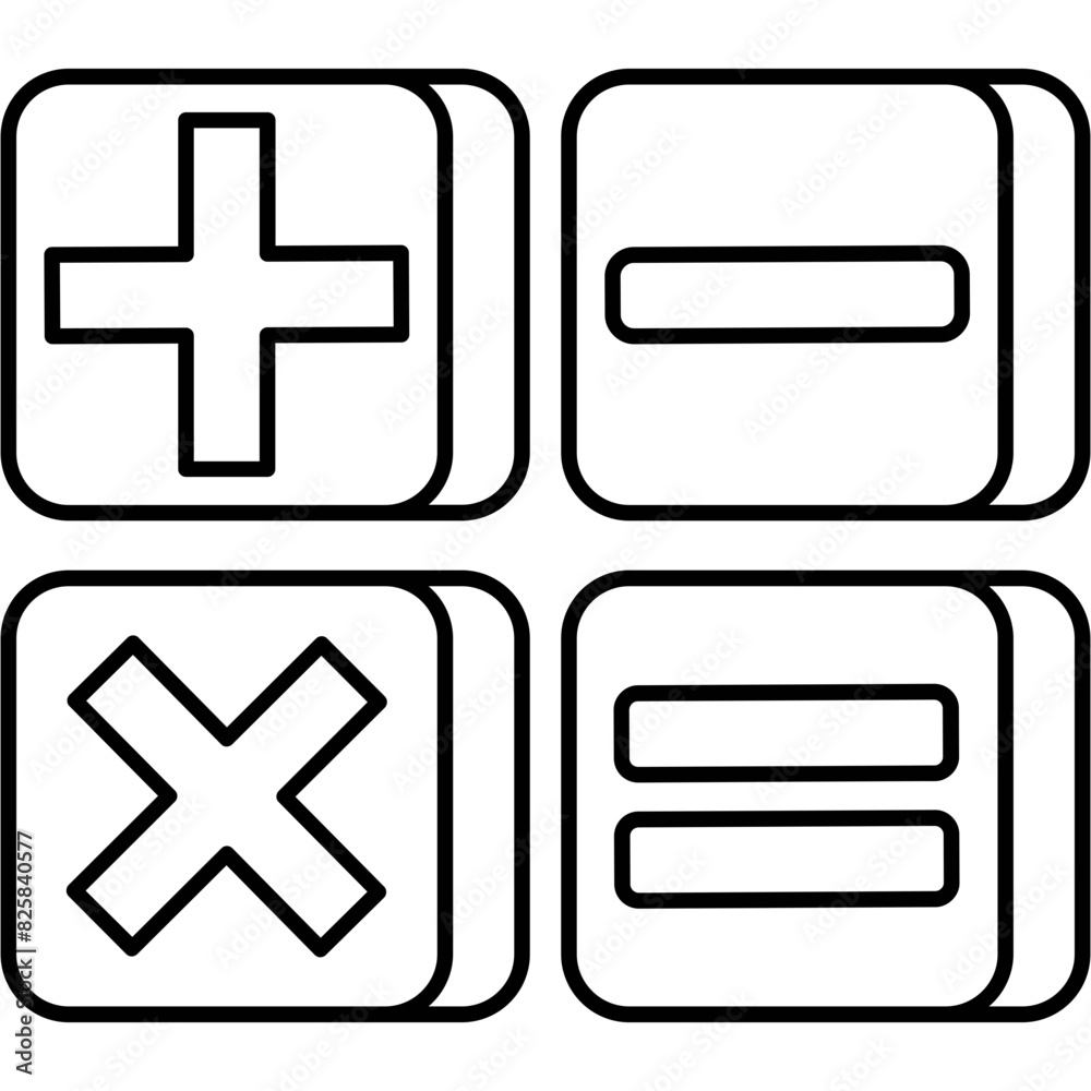 Arithmetic Icon Arithmetic Icon