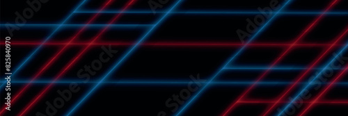 Elegant dark red abstract background with shiny lines. Glowing diagonal lines design. Modern texture.