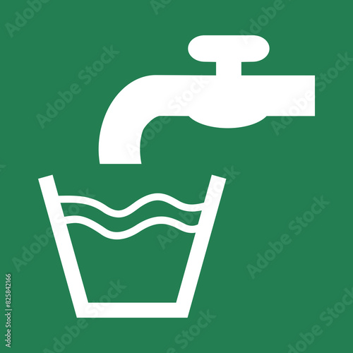 Drinking water sign