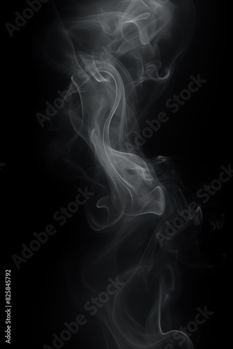 Overlays of smoke, fog, and mist create an atmospheric effect on a black background