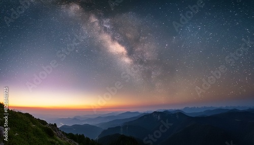 earth and sun  sunrise over the earth  sunrise over the mountains  Landscape with Milky way galaxy. Sunrise and Earth view from space 