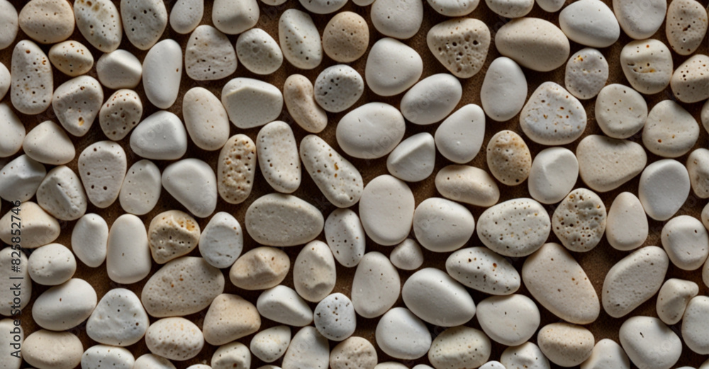 White garden grit scattered evenly over the entire surface. The stones come in various shapes and sizes, but they are all small and bright. White garden grit scattered evenly over the entire surface. The stones come in various shapes and sizes, but they are all small and bright.