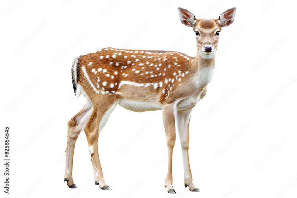 Little deer wildlife standing animal, transparent background, png Little deer wildlife standing animal, transparent background, png