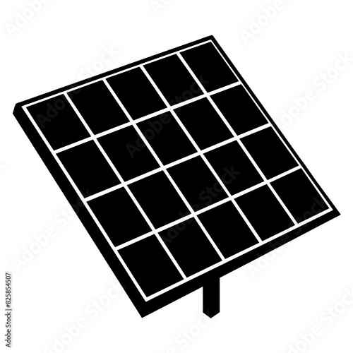 solar panel isolated on white background