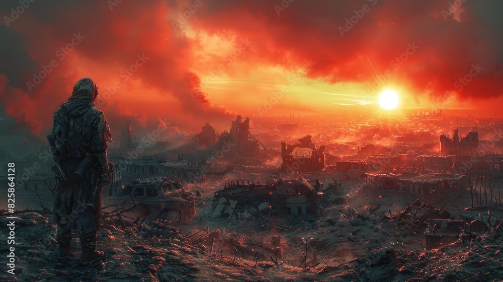 Mutated Genome: Dystopian Perspective Amid Devastated Landscape