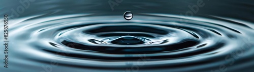 Highspeed photography of a droplet causing ripples, showcasing the beauty of simple natural phenomena