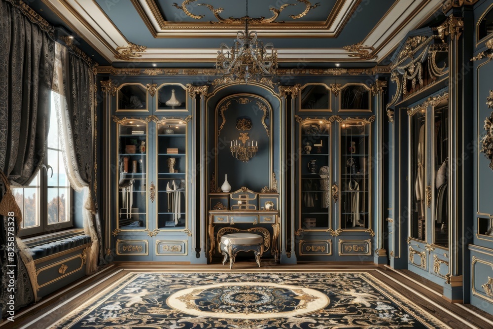 Obraz premium Classical Wardrobe Interior