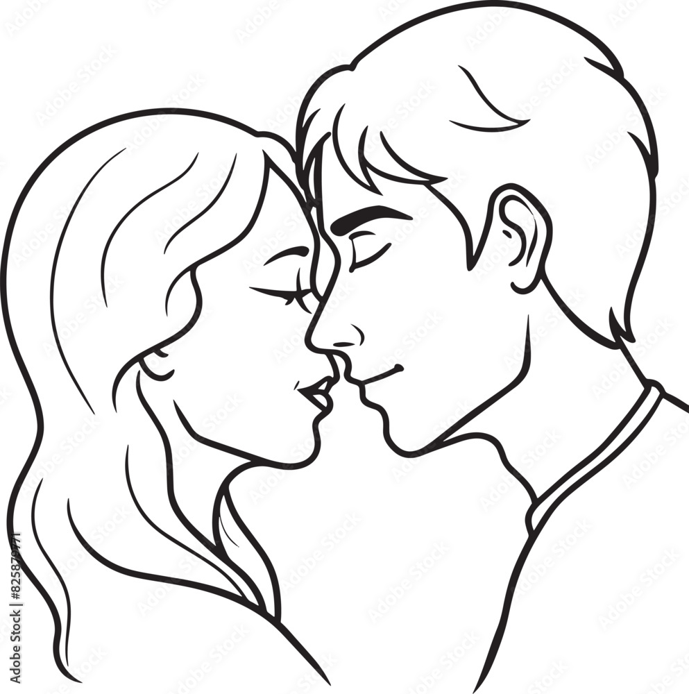 silhouette of a couple kissing illustration black and white silhouette of a couple kissing illustration black and white