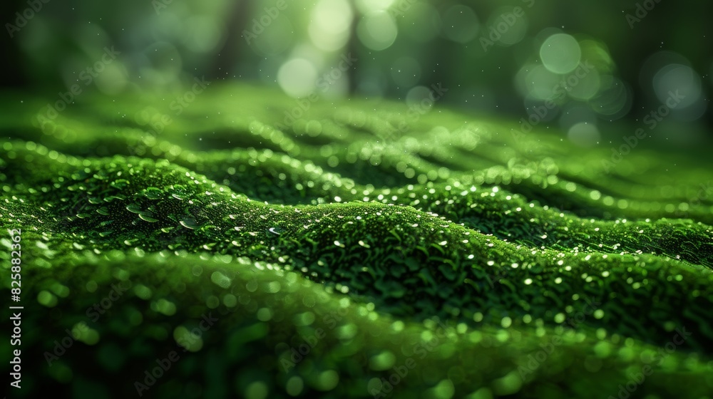 Green moss background in abstract style. Green moss background in abstract style.