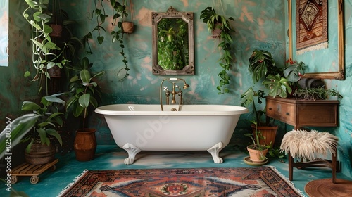 Enchanting Bohemian Bathroo...