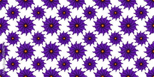 Expandable Pattern of Flowers and Leaves Decoration