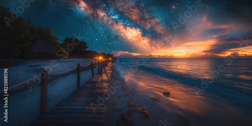 Milchstraßengalaxie, Malediven photo