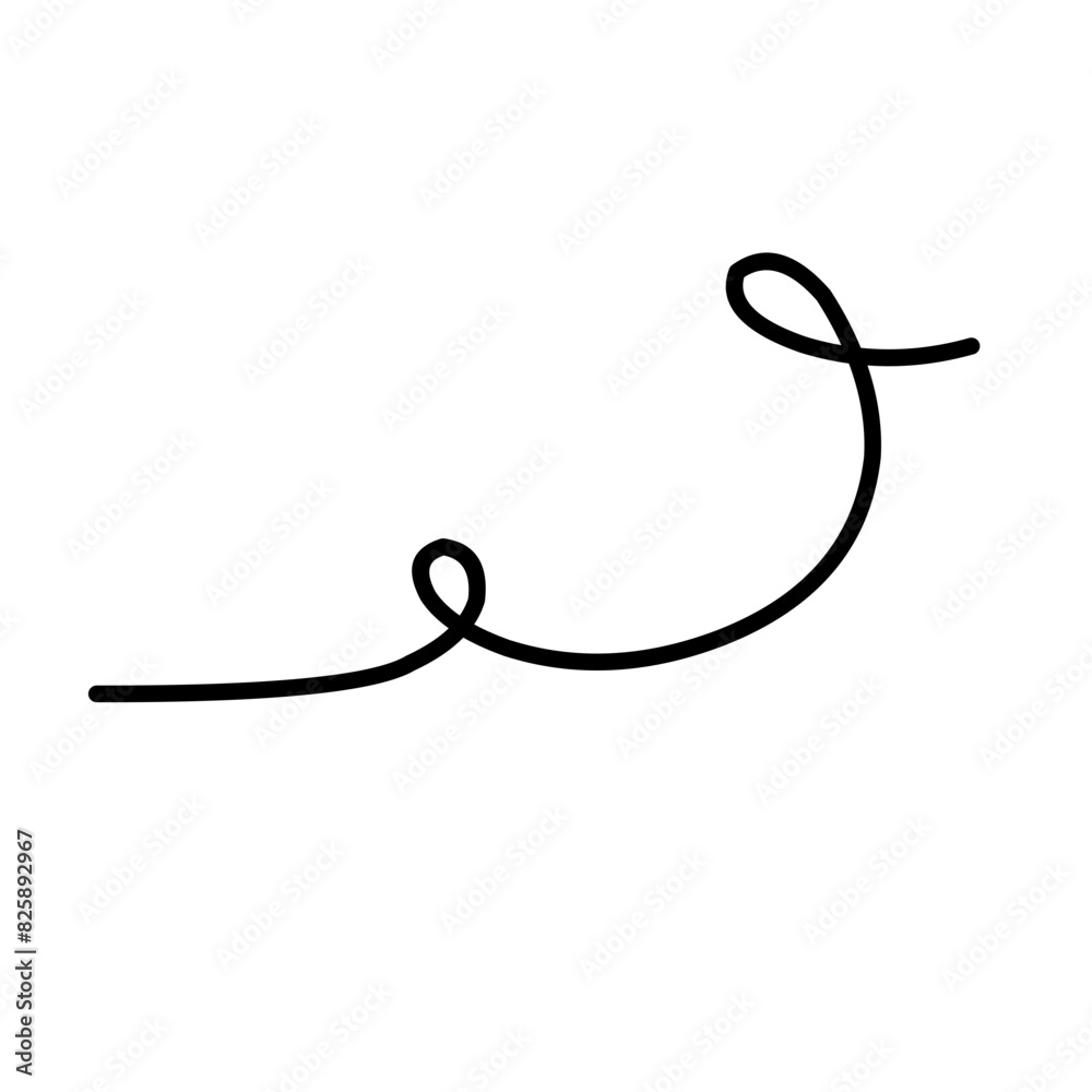abstract curly lines doodle abstract curly lines doodle