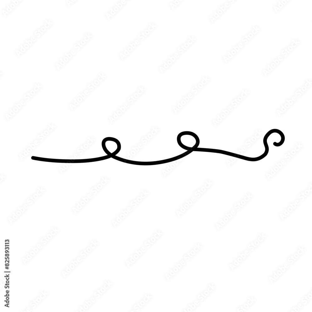 abstract curly lines doodle abstract curly lines doodle