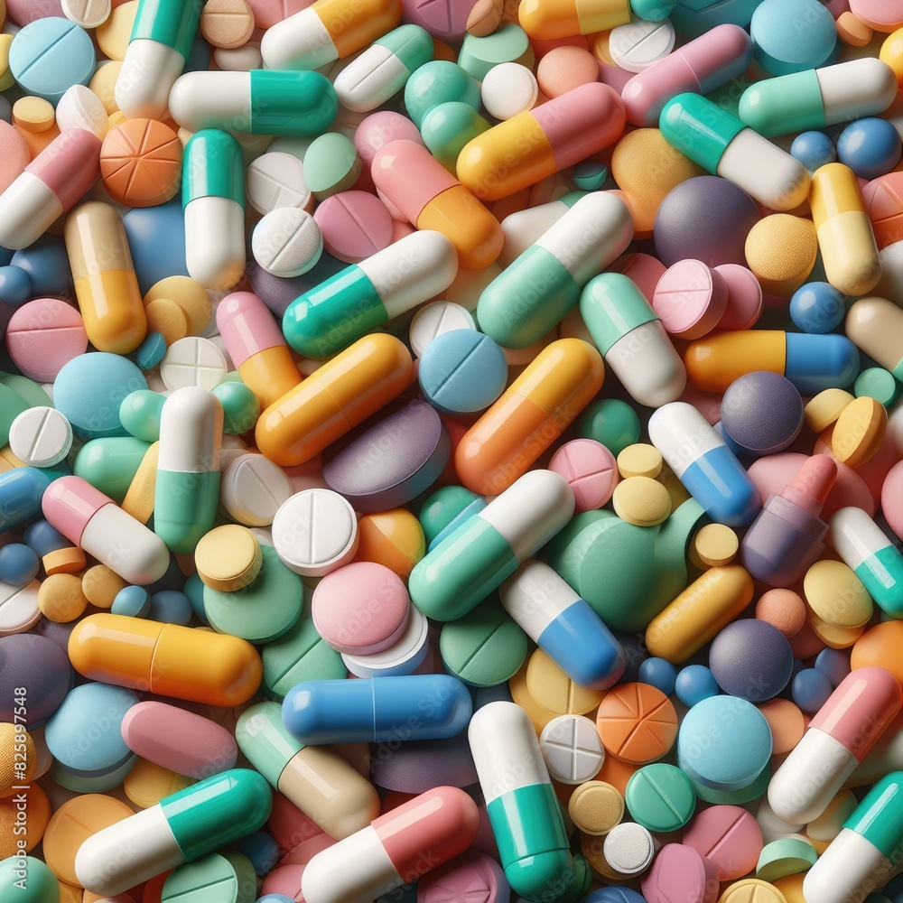 The Vibrant Spectrum of Medication Pills: Beauty in Health Packaging