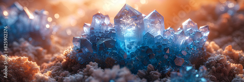 The Significance of Petalite as a Lithium,
Glistening crystal golems protecting hidden treasures in icy caves
 photo