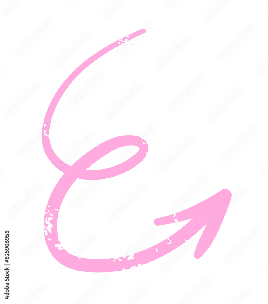Arrow direction pointer hand drawn Arrow direction pointer hand drawn
