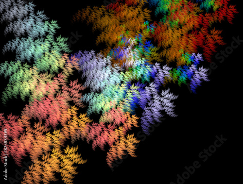 Imaginatory fractal abstract background Image