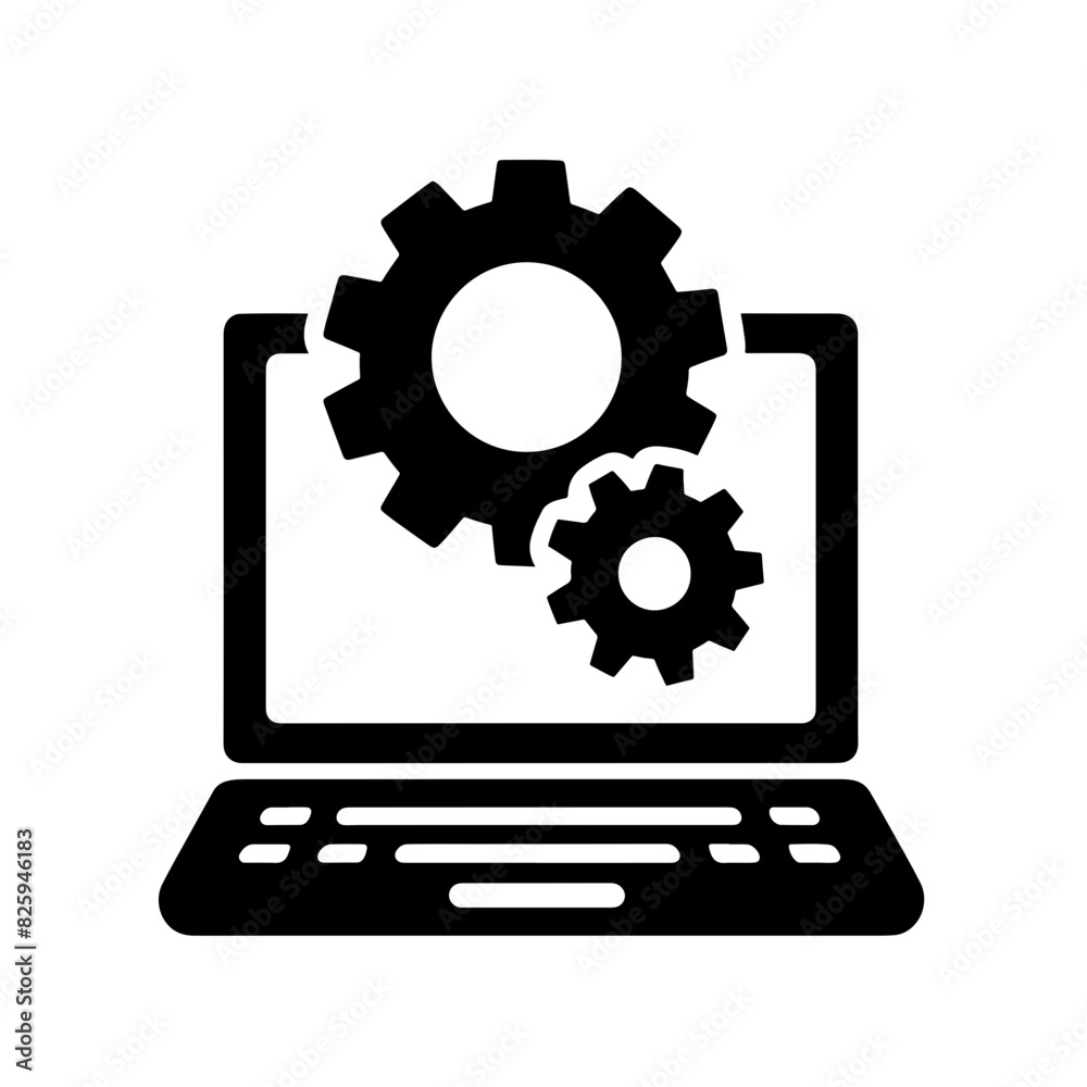 maintenance icon laptop vector SVG maintenance icon laptop vector SVG