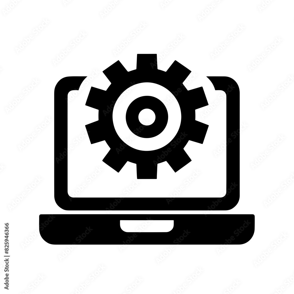 maintenance icon laptop vector SVG maintenance icon laptop vector SVG
