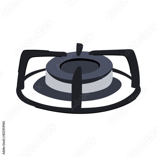 propane stove burner cartoon. cook hob, butane view, cooking energy propane stove burner sign. isolated symbol vector illustration