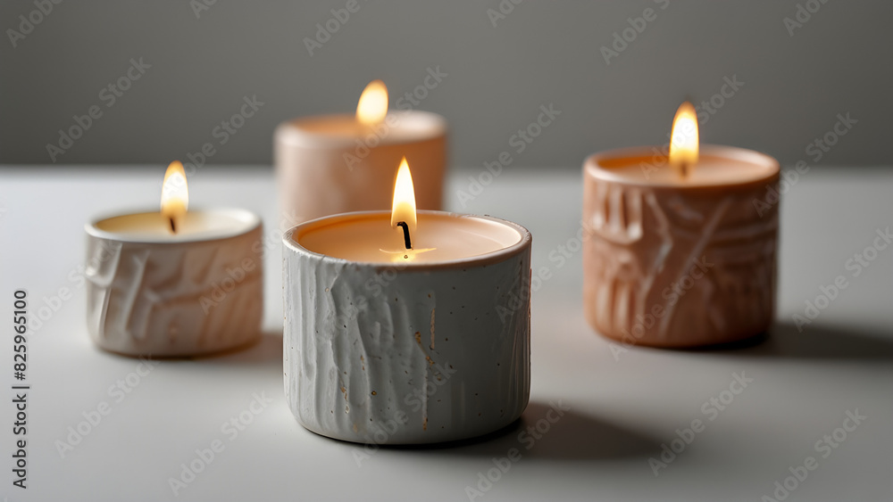 burning candles on the table burning candles on the table