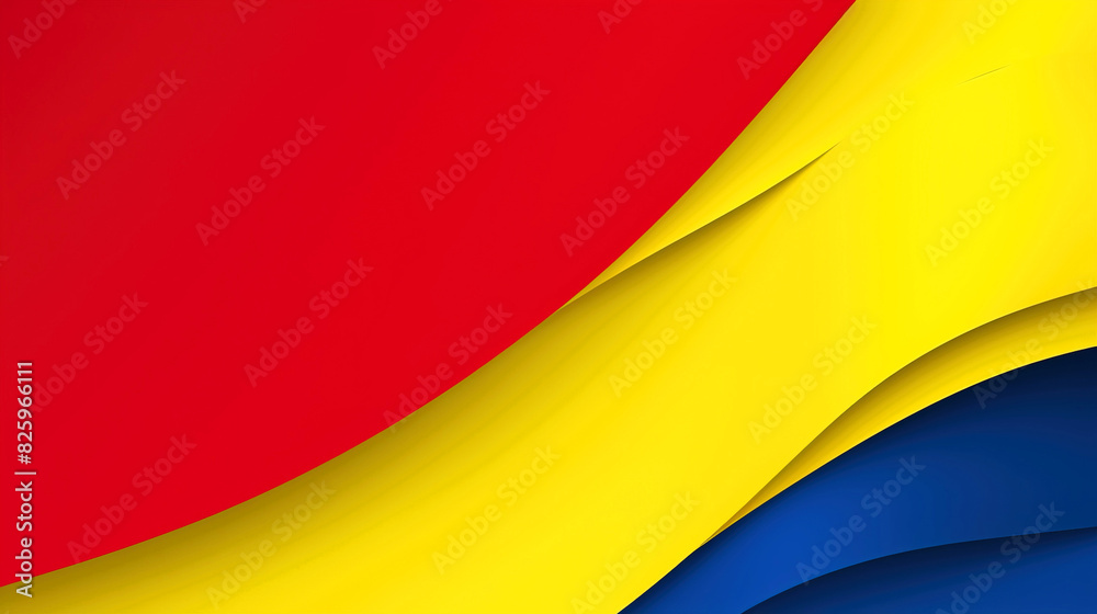 Colombia independence day, national colored flag close up background. AI generated. Colombia independence day, national colored flag close up background. AI generated.
