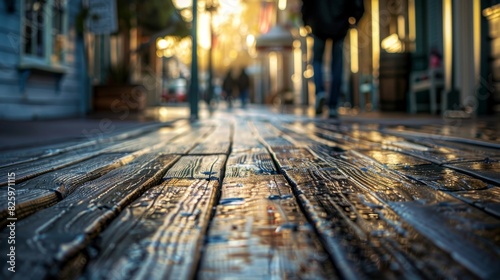 Wallpaper Mural Restored wooden sidewalks now line the streets transporting visitors back in time as they explore the town. Torontodigital.ca