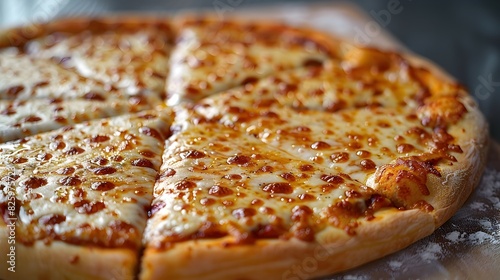 Freshly Baked Delicious Pepperoni Pizza with Gooey Cheese Toppings on a Crunchy Golden Crust