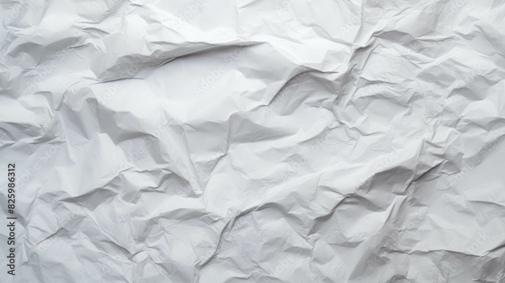 Fototapeta premium White paper texture horizontal, Document texture, Wrinkled paper texture