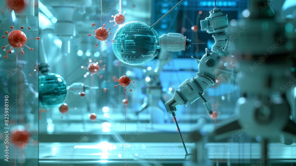 nanomedicine laboratory facility futuristic technology nanomedicine laboratory facility futuristic technology