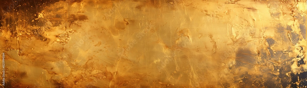 Abstract gold texture, wide background