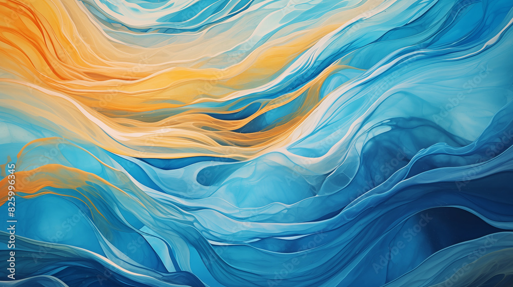 Abstract pattern background of a topographic map of the ocean representing high seas and low waters with waves visible in areas where there is strong wind or depth change. AI Generative. Abstract pattern background of a topographic map of the ocean representing high seas and low waters with waves visible in areas where there is strong wind or depth change. AI Generative.