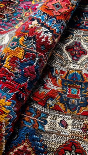 Persian or turkish carpets and rugs. High quality traditional pattern for home decor