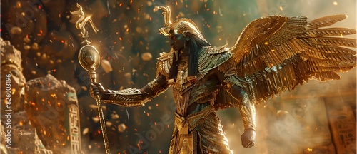 Egyptian bird god
