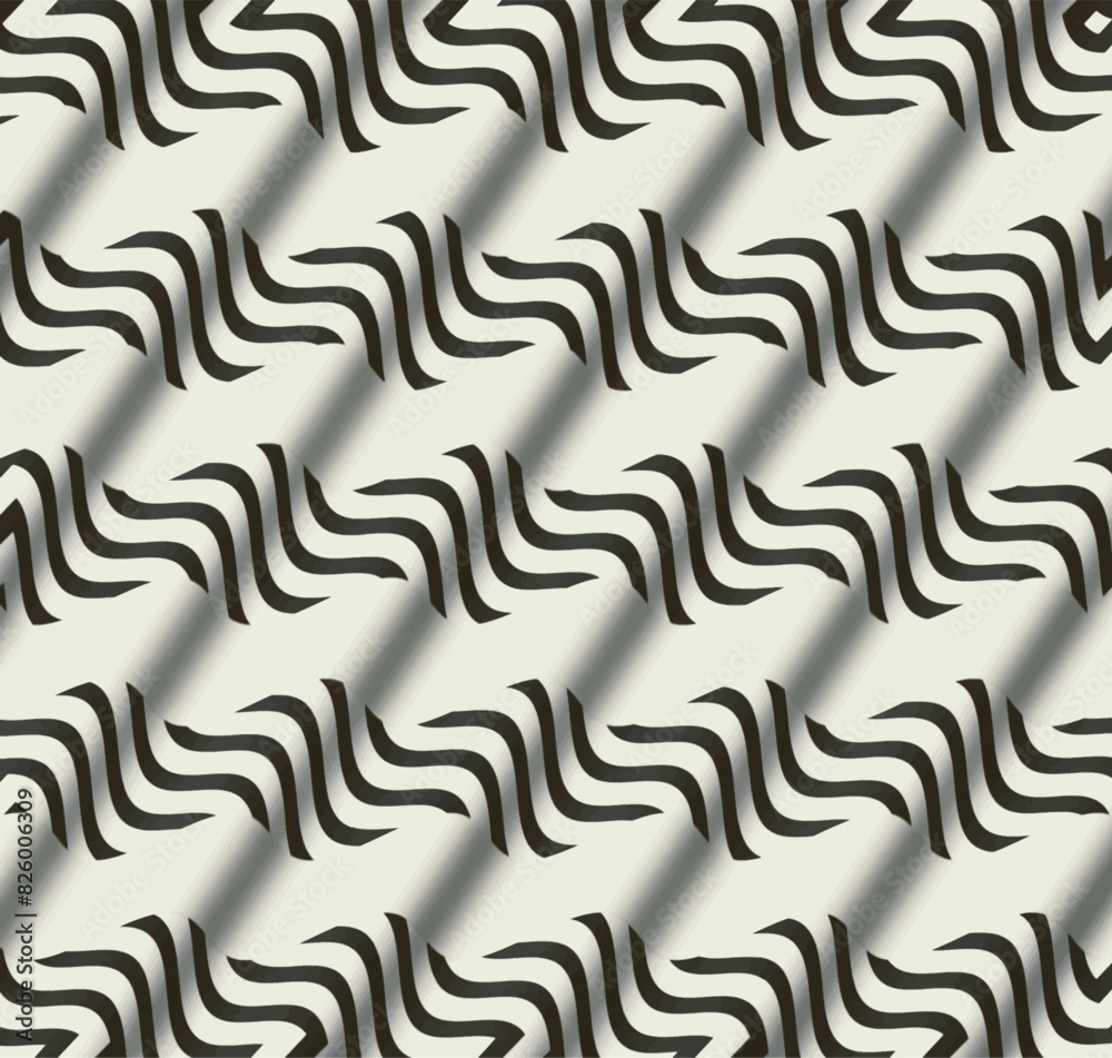 Black abstract background . Digital image with a psychedelic stripes. Abstract psychedelic stripes for digital wallpaper design ,geometric art,Optical illusion style