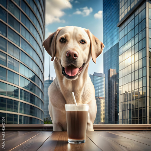 ai generated labrador retriever dog picture n corp