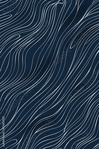 a close up of a blue background with a white line pattern
