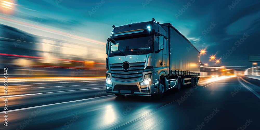 Luminous Logistics: Speeding Truck Luminous Logistics: Speeding Truck