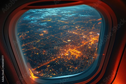 City Skylines: Framing the Urban Canvas from Airplanes