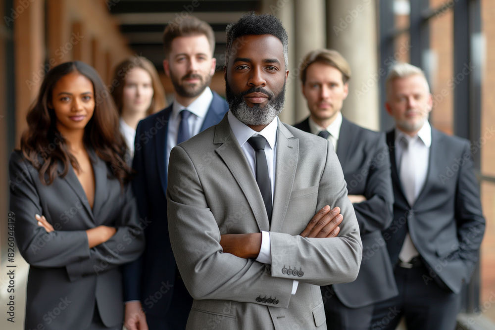 group of lawyers in suits. group of lawyers in suits.