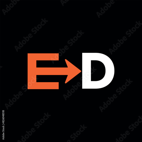 Alphabet letter icon logo DE or ED Free Download Alphabet letter icon logo DE or ED - GFXLoad