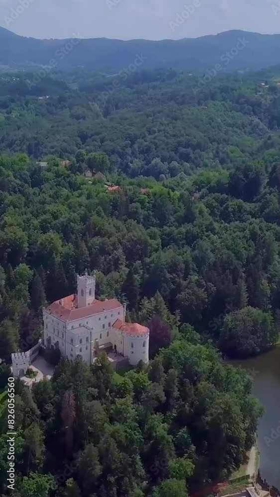 Aerial view of beautiful Croatia landscape Aerial view of beautiful Croatia landscape
