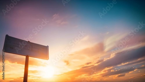 Sign on the roadside encourages travelers to persevere through difficulties, providing inspiration to keep going. Concept Inspiration, Perseverance, Roadside Sign, Encouragement, Travelers photo